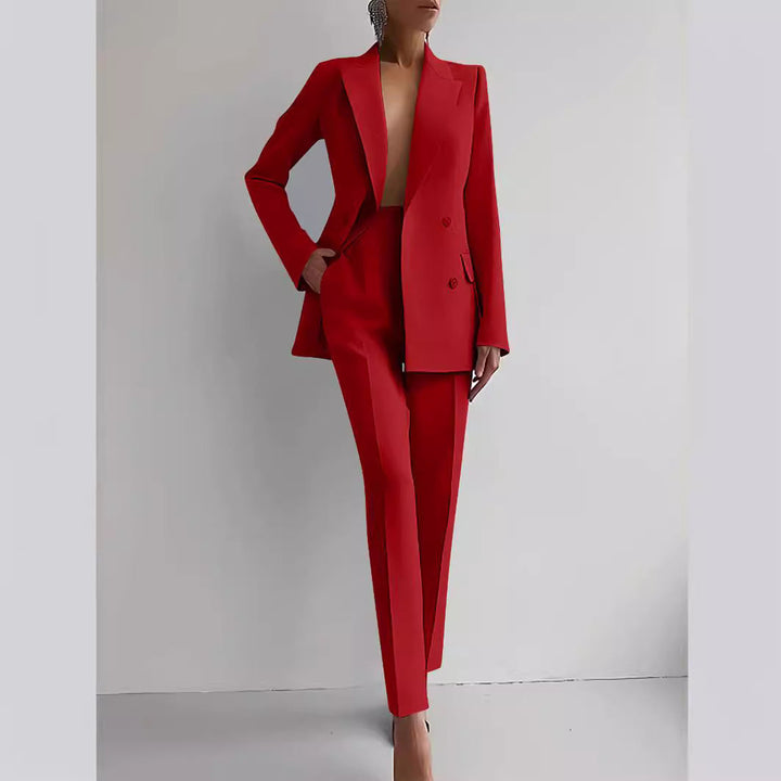 Leigh Blazer & High Waist Pants Set