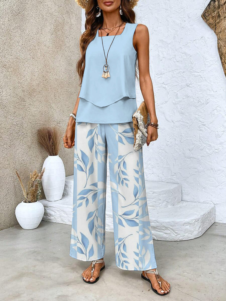 Lillian | Layered Wide-Leg Set
