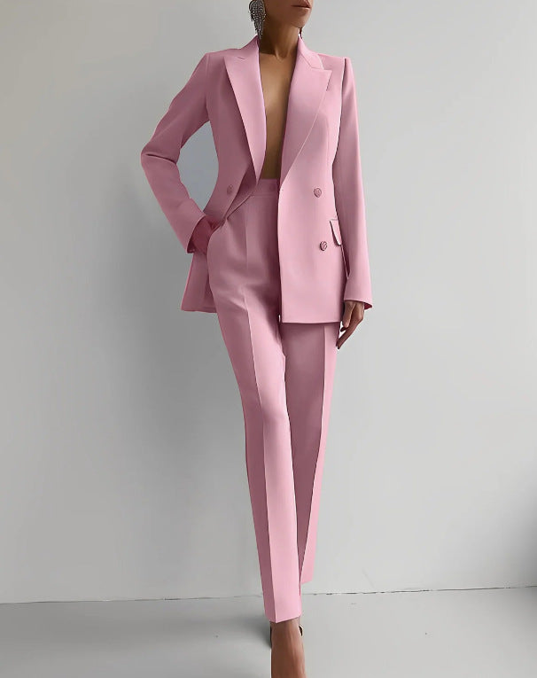 Leigh Blazer & High Waist Pants Set