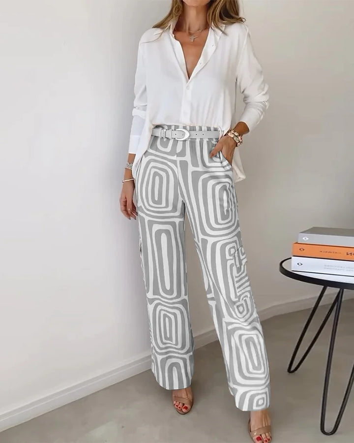 Natalie | Wide-Leg Two-Piece Set
