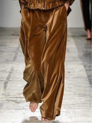Serafina Velvet Hoodie and Trousers Set