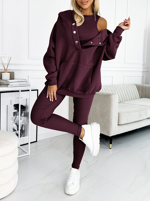 Alice Three-Piece Sweatshirt Set