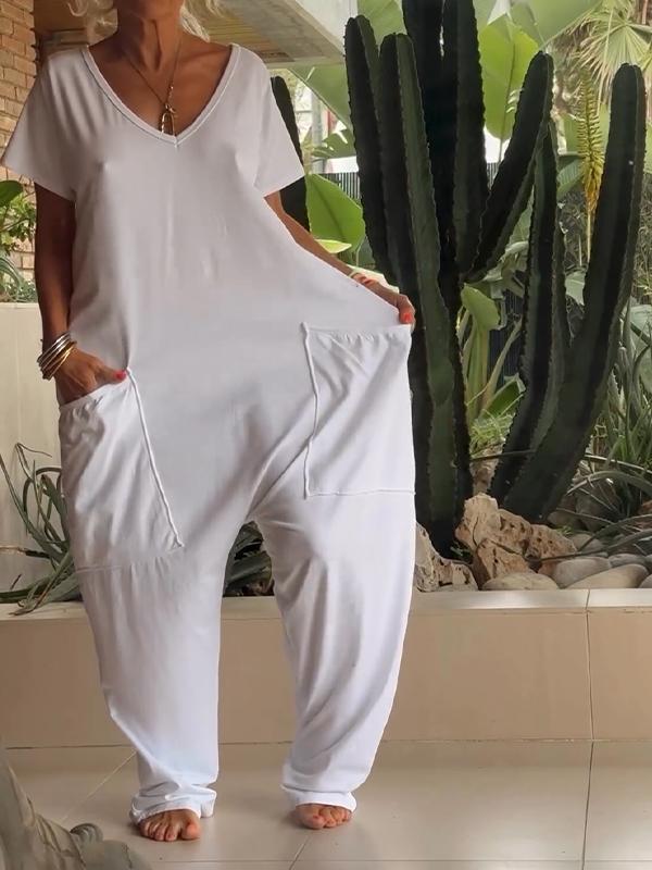 Ayla  V-neck Jumpsuit