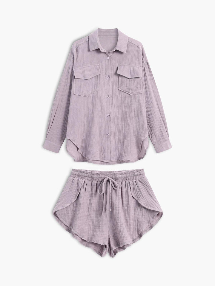 Zoe Minimalist Shorts Set