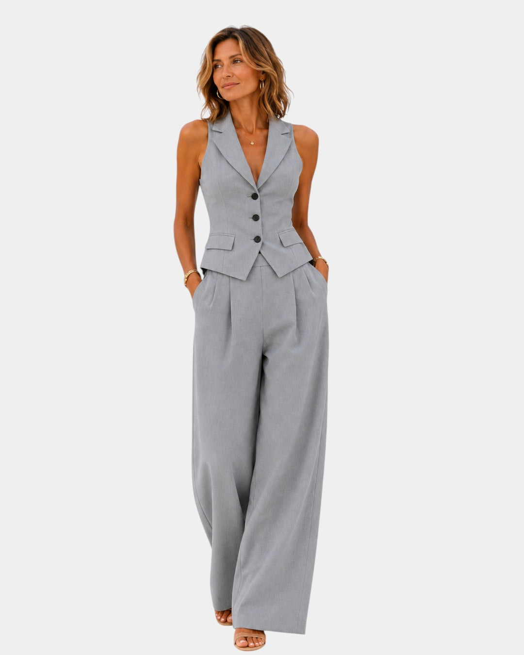 Clarine | Pant and Vest Set