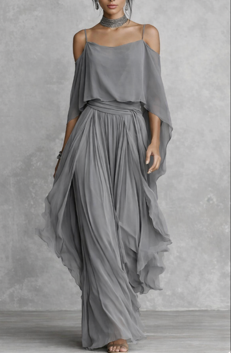 Isabela | Gray Fluid Set