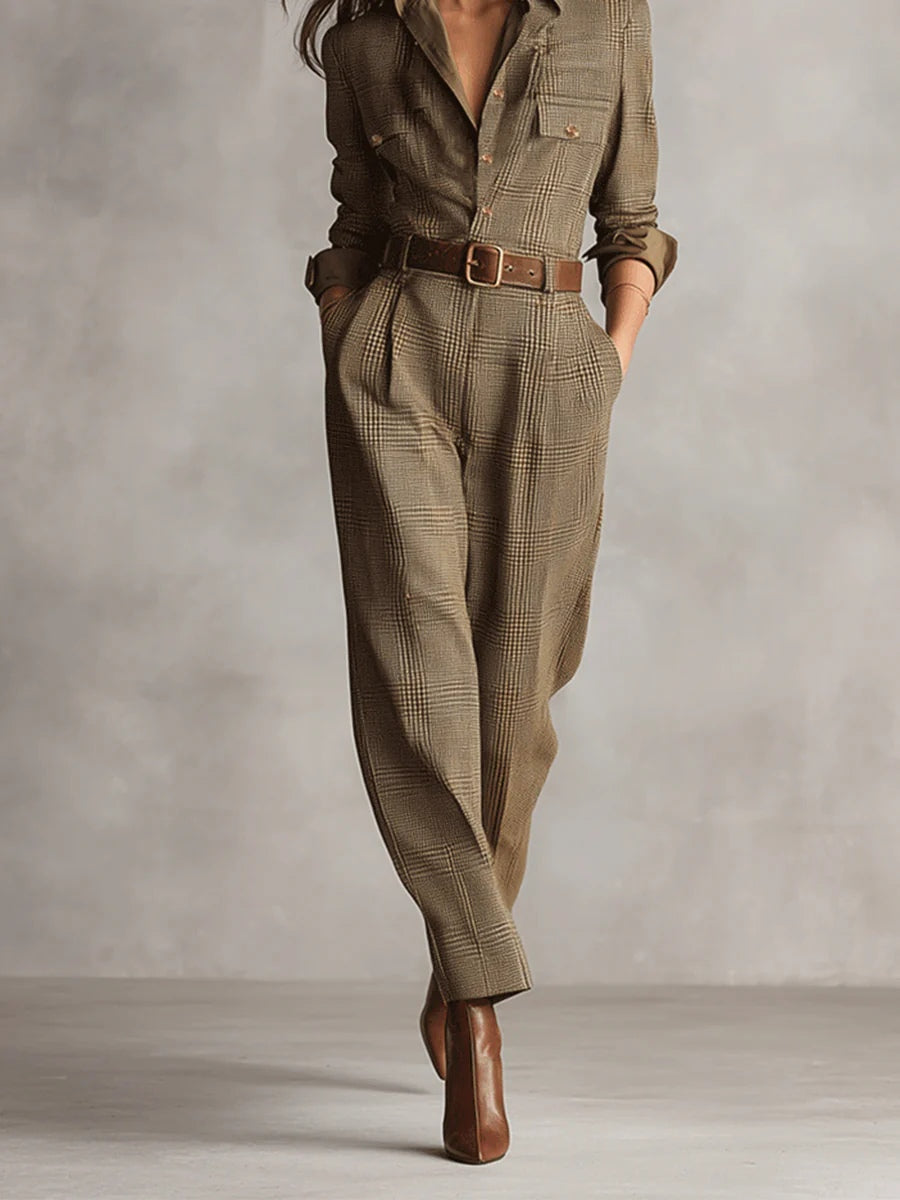 Hadley Tweed Utility Jumpsuit