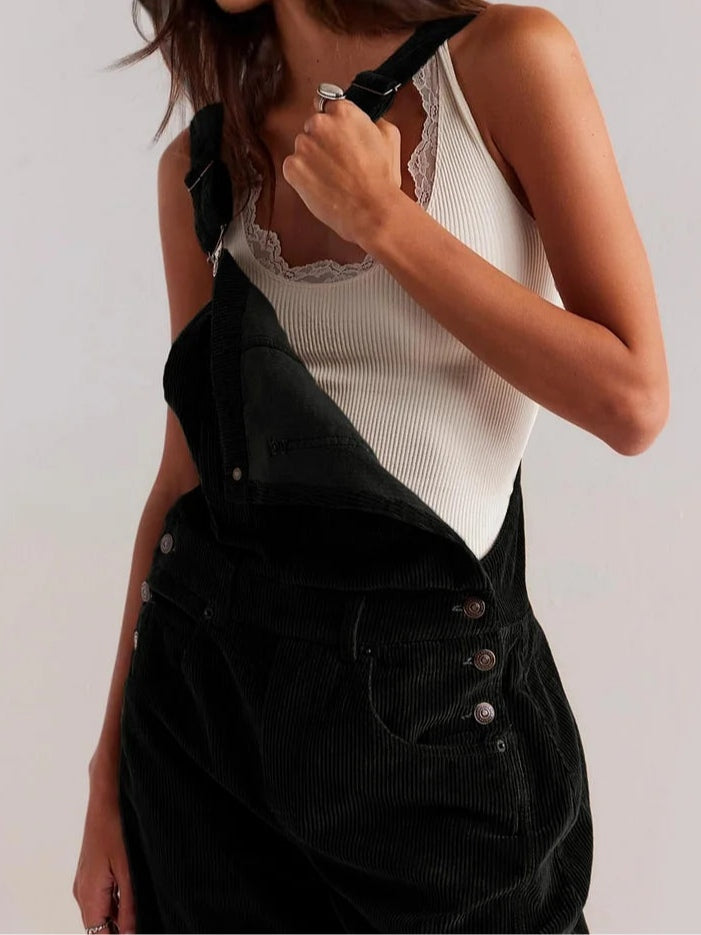 Annabelle Corduroy Workwear Jumpsuit