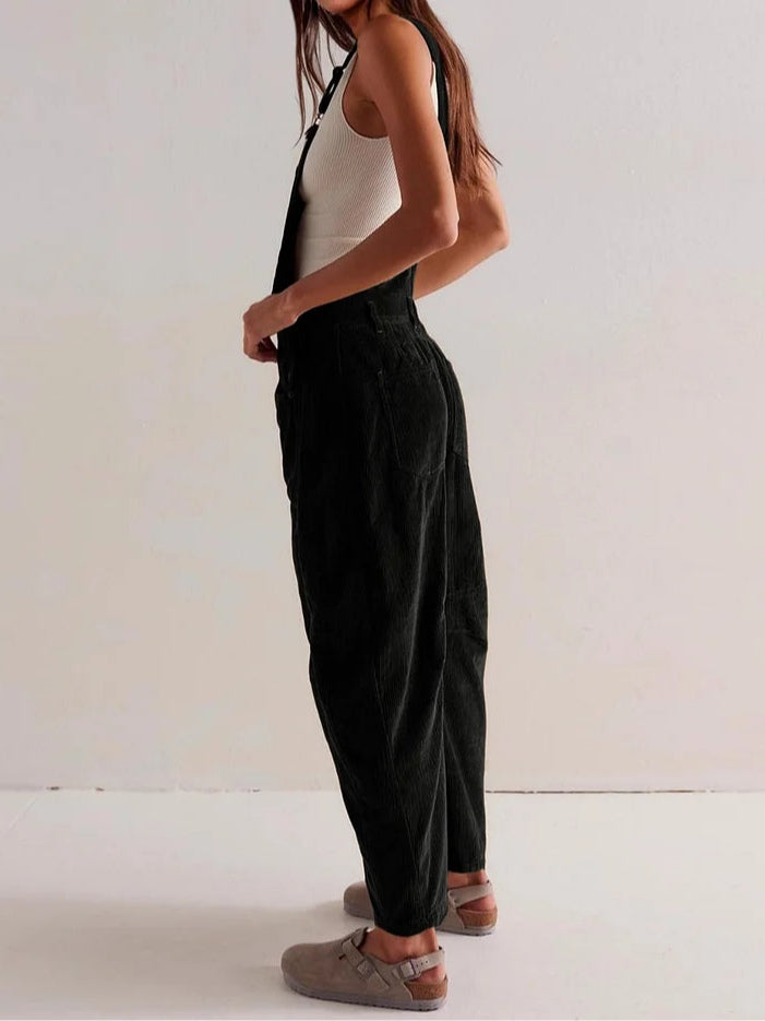 Annabelle Corduroy Workwear Jumpsuit