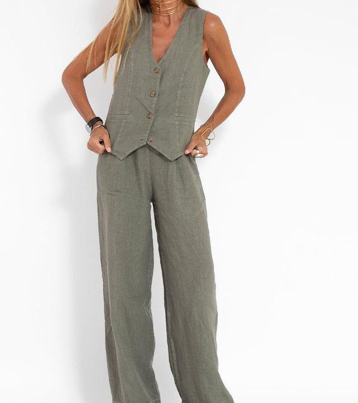 Nathalie Cotton Leisure Suit