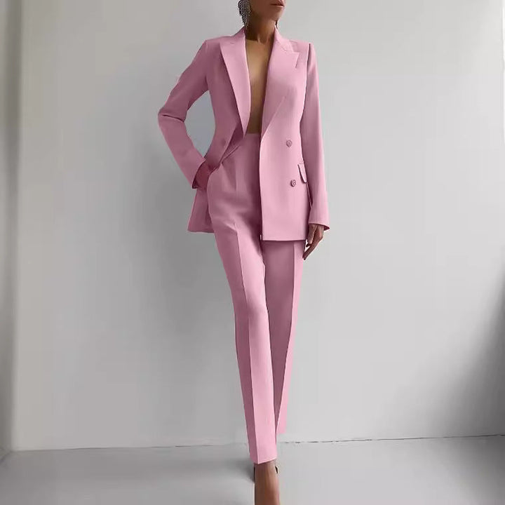 Leigh Blazer & High Waist Pants Set