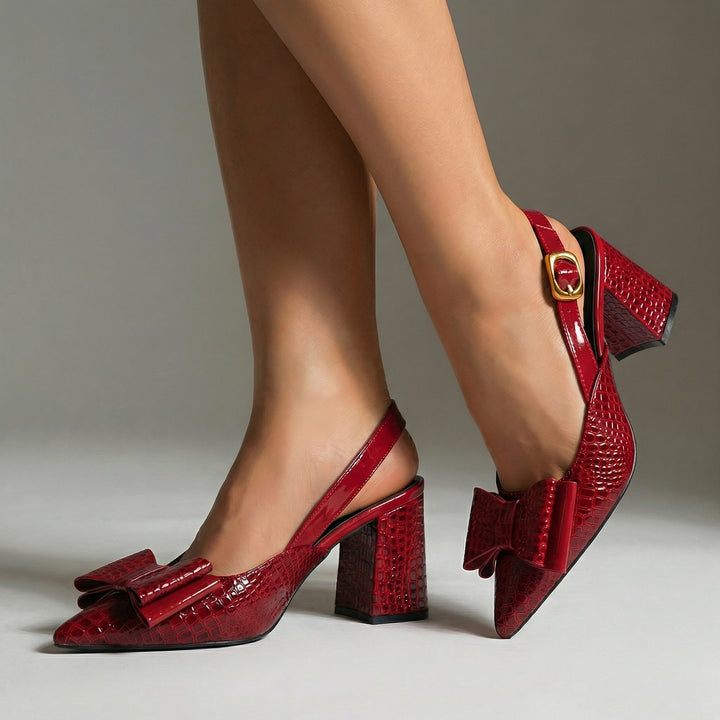 Adriana™ | Orthopedic Embossed Slingback