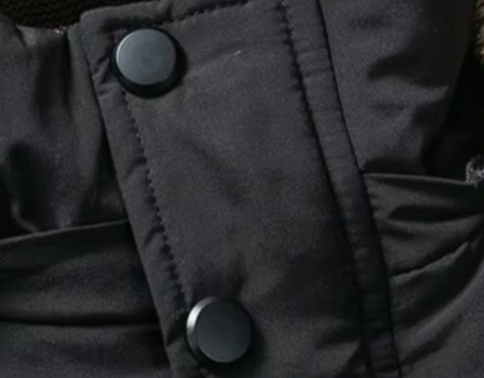 Men's Fleece-Lined Fur Hood Puffer Winter Jackets