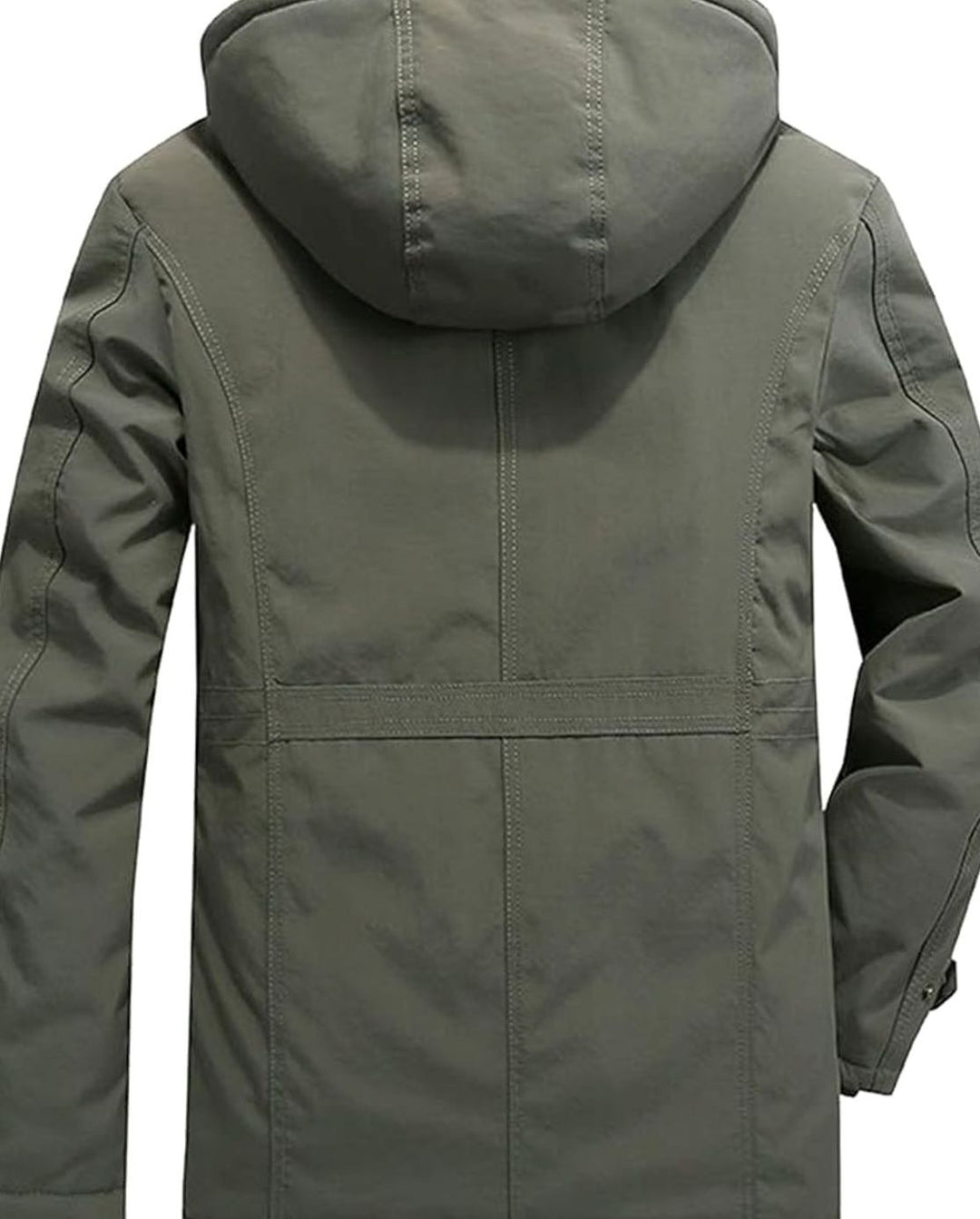 Men's Fleece-Lined Hooded Multi-Pocket Heavy-Duty Winter Jackets