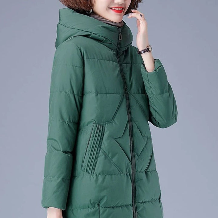 Women's Hooded Puffer Insulated Winter Jacket