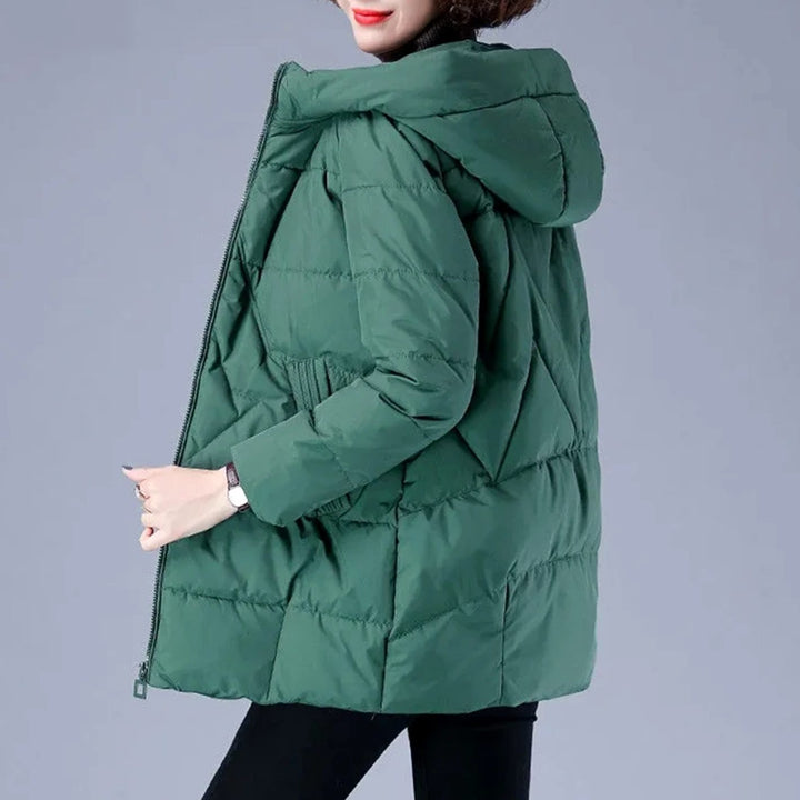 Women's Hooded Puffer Insulated Winter Jacket