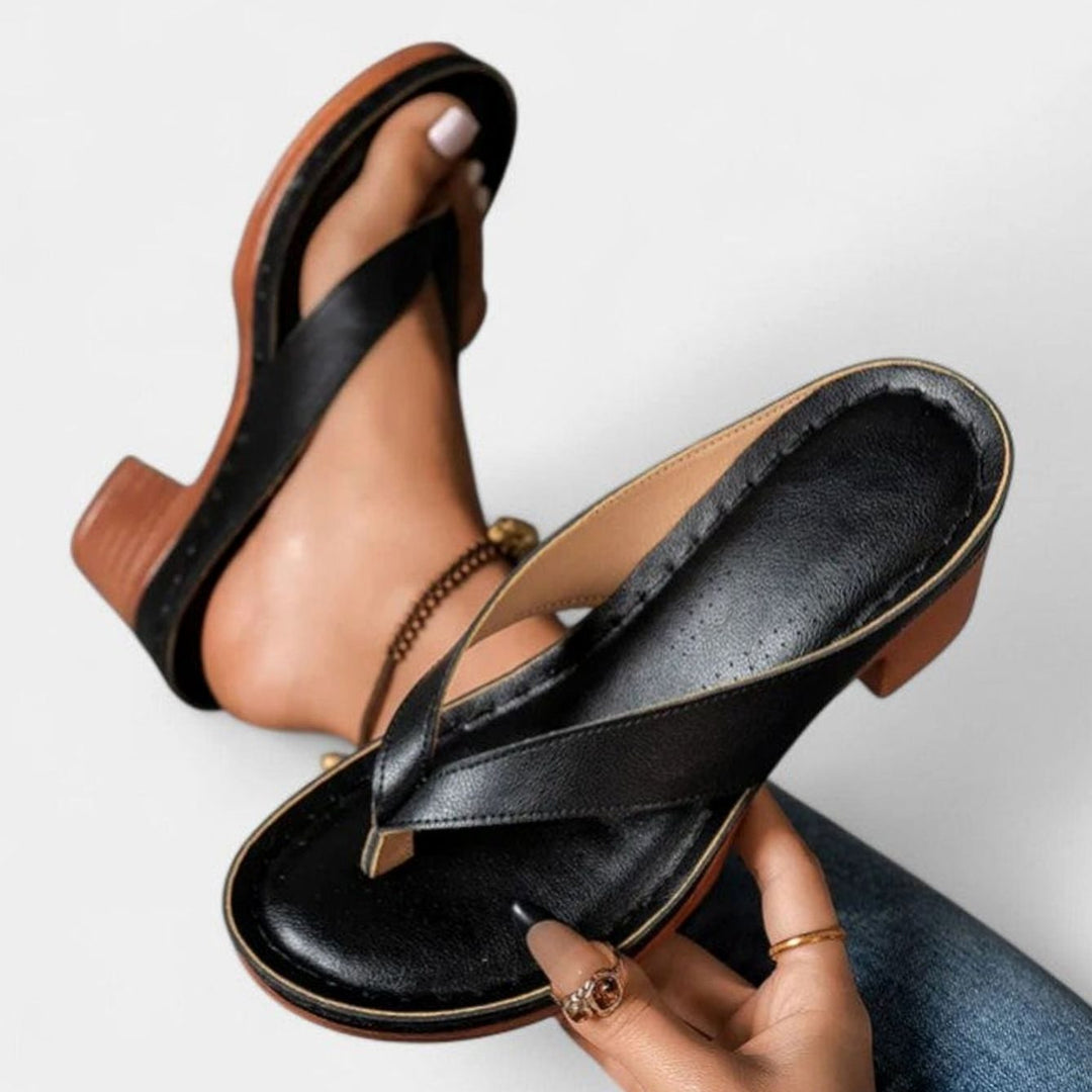 Women's Orthopedic Arch-Support Crossband Wedge Sandals