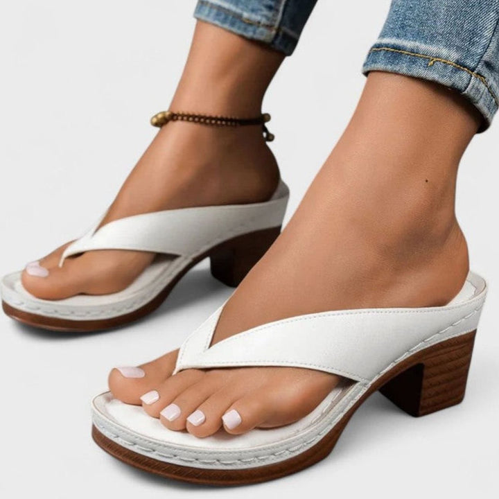 Women's Orthopedic Arch-Support Crossband Wedge Sandals