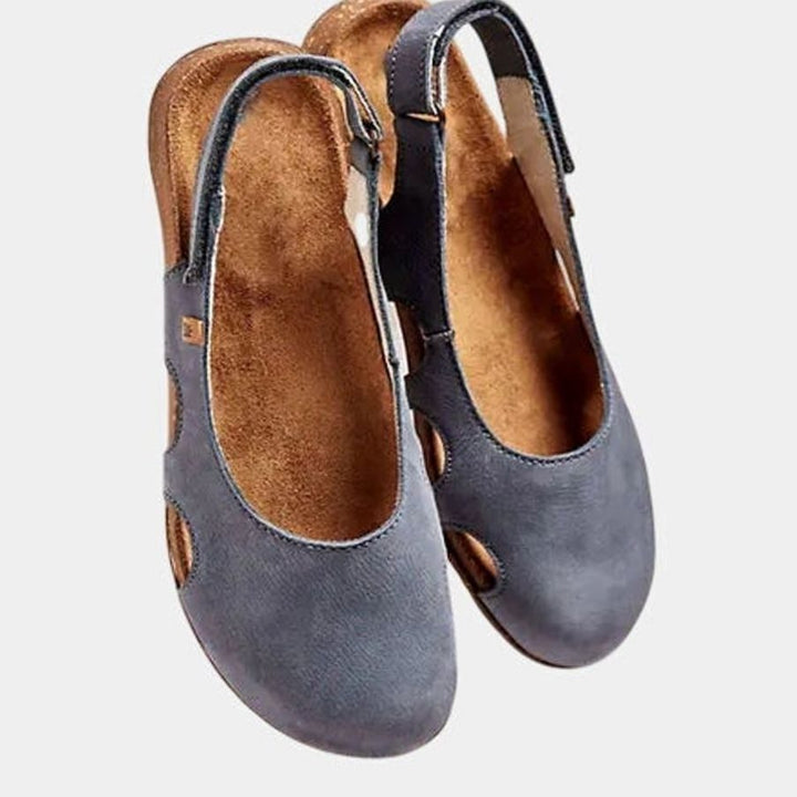 Women's Orthopedic Arch-Support Cutout Slingback Sandals - Blue