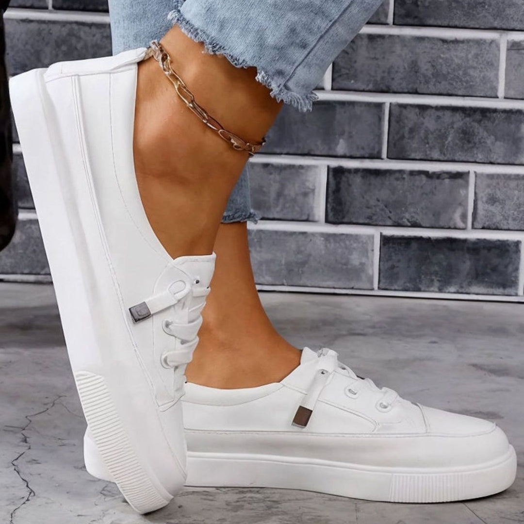 Women's Orthopedic Arch-Support Lace-Up Casual Sneakers