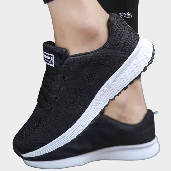Women's Orthopedic Knit Lace-Up Cushioned Sneakers