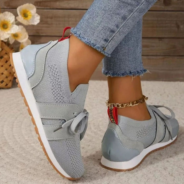 Women's Orthopedic Knit Slip-On Bow-Detail Sneakers