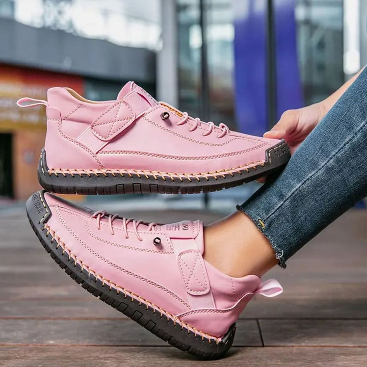 Women's Orthopedic Lace-Up Suede Low-Top Sneakers