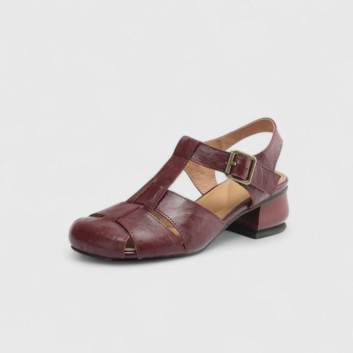 Women's Orthopedic Mary Jane Shoes Cushioned Block-Heel Sandals