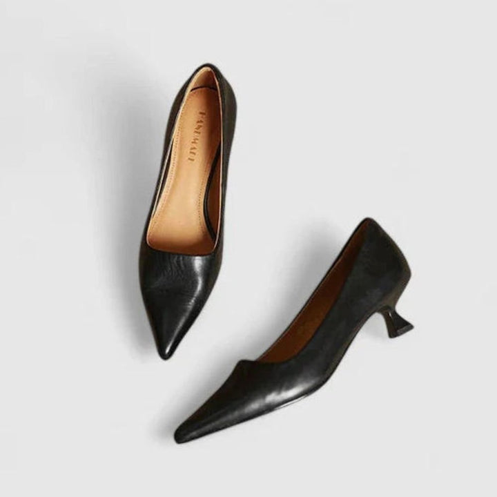Women's Orthopedic Pointed-Toe Low-Heel Pumps