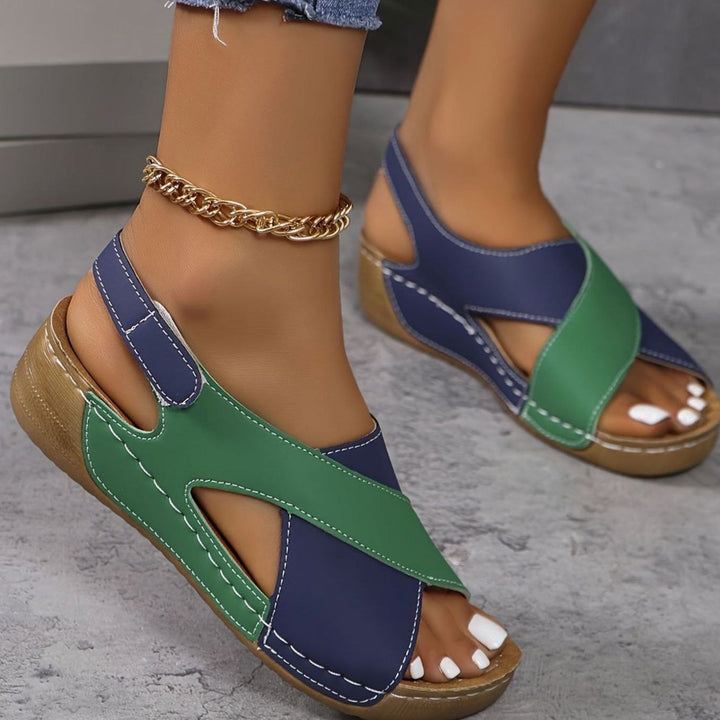 Women's Orthopedic Wedge Slingback Open-Toe Sandals