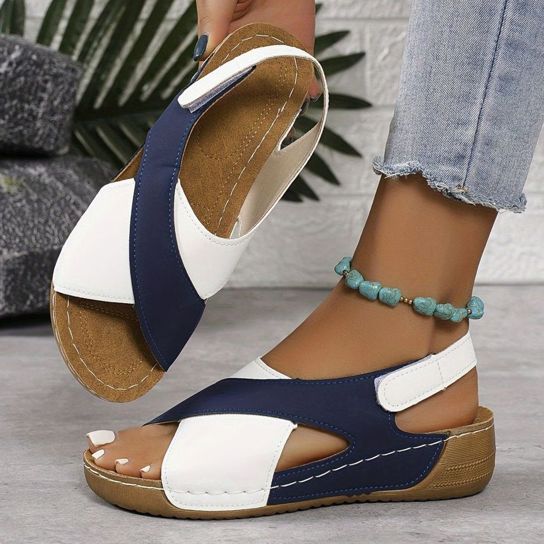 Women's Orthopedic Wedge Slingback Open-Toe Sandals