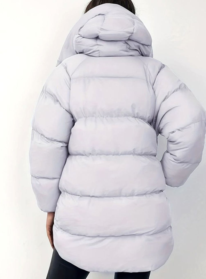 Women's Quilted Zip-Up Stand-Collar Puffer Jacket