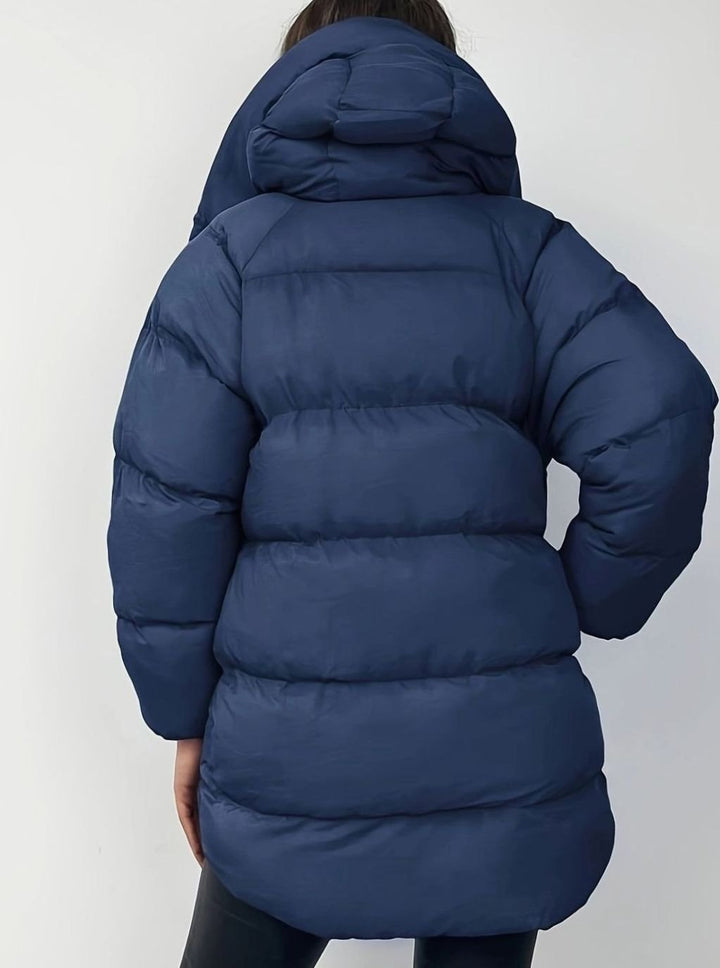 Women's Quilted Zip-Up Stand-Collar Puffer Jacket